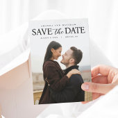 Volledige Foto Modern Sla de datum op Save The Date