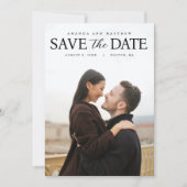 Volledige Foto Moderne Save the Date (Voorkant)
