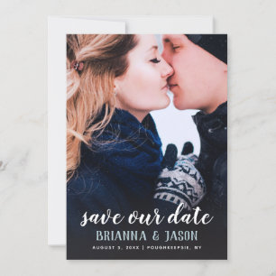 Volledige foto Sla de datum blauw op Save The Date
