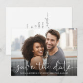 Volledige foto trouwkaart "Save the Date" Save The Date (Voorkant / Achterkant)