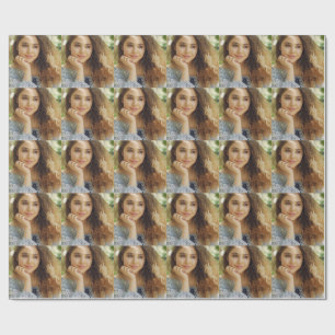 Volledige foto-upload cadeaupapier