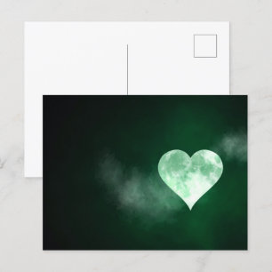 Volledige hartmaan briefkaart