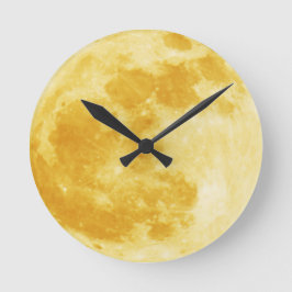 Volledige Harvest Moon Astronomy Wall klok