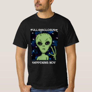 Volledige informatieverschaffing nu Alien en UFO T-shirt