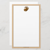 Volledige kleur EGA - Bronze Briefpapier (Voorkant / Achterkant)