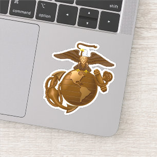 Volledige kleur EGA - Bronze Sticker