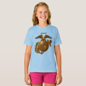 Volledige kleur EGA - Bronze T-shirt (Voorkant volledig)