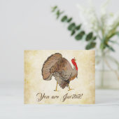 Volledige kleur Turkije Briefkaart (Staand voorkant)