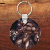 Volledige kleurenminotaur sleutelhanger (Voorkant)