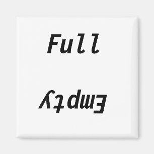 Volledige lege koelkast magneet