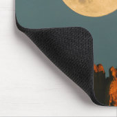 Volledige maan | Basalt Cliffs Smith Rock State Pa Muismat (Hoek)