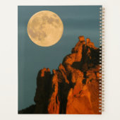 Volledige maan | Basalt Cliffs Smith Rock State Pa Planner (Achterkant)