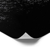 Volledige maan boven meer poster (Hoek)