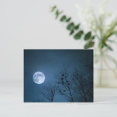 Volledige maan briefkaart (Staand voorkant)