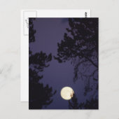Volledige maan briefkaart (Voorkant / Achterkant)