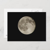 Volledige maan briefkaart (Voorkant / Achterkant)