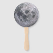 VOLLEDIGE MAAN bruiloft hand fans Handwaaier (Voorkant)