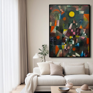 Volledige maan door Paul Klee Poster