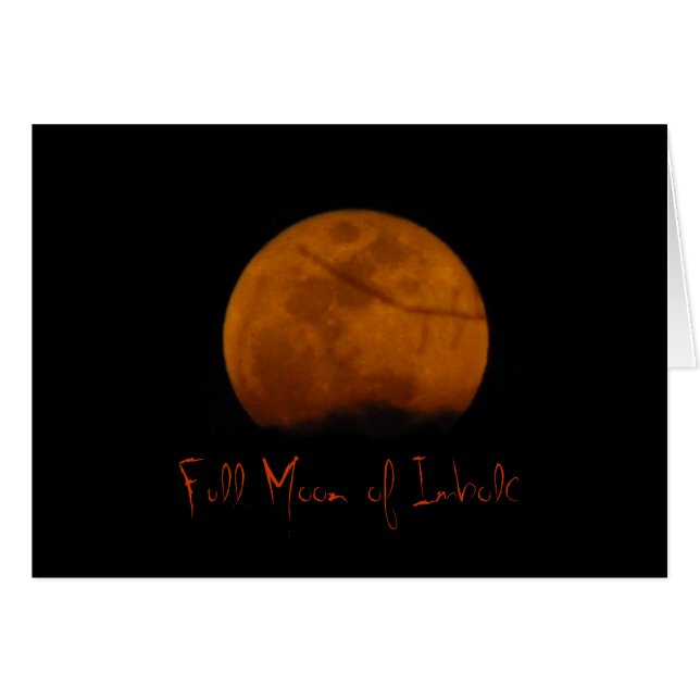 Volledige maan Imbolc (Voorkant Horizontaal)