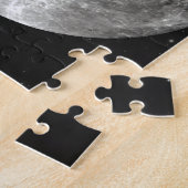 Volledige maan in de hemel legpuzzel (Zijkant)
