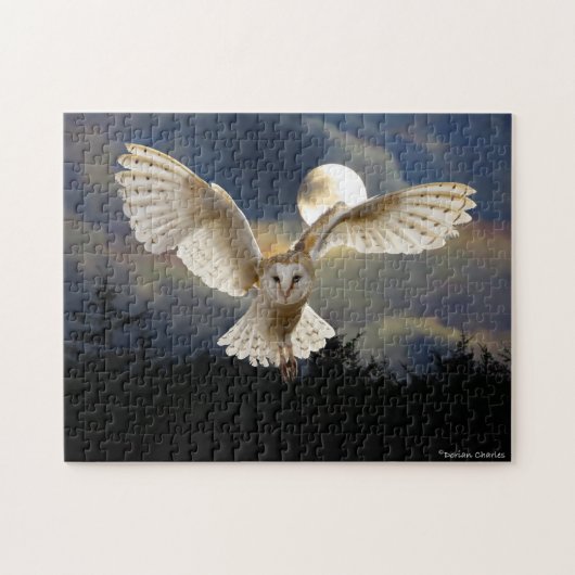 "Volledige maan" Legpuzzel (Horizontaal)