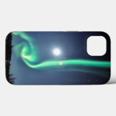 Volledige maan met Aurora | Geelmes Canada Case-Mate iPhone Case (Achterkant (horizontaal))