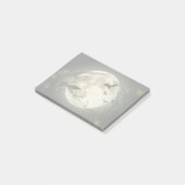 Volledige maan met vleermuizen en Raven Post-it® Notes (Schuin)