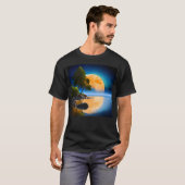 Volledige maan Night T-shirt (Voorkant volledig)