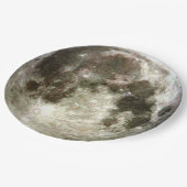 Volledige maan papieren bordje (Gekanteld)