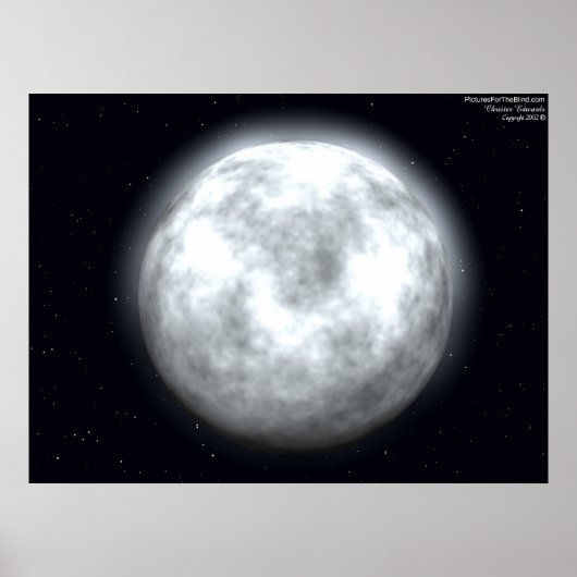 Volledige maan poster (Voorkant)