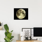 Volledige maan poster (Thuiskantoor)