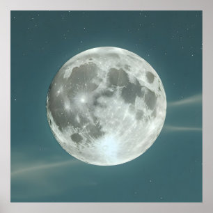 Volledige maan poster