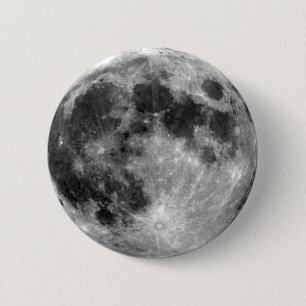 Volledige maan ronde button 5,7 cm