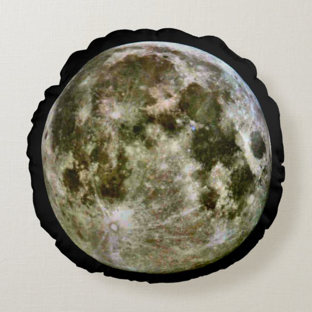 Volledige maan rondreis. rond kussen (Voorkant)