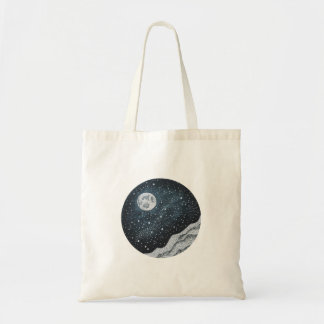 Volledige maan tote bag