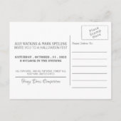 Volledige maan, uitnodiging van Halloween-partij (Achterkant)