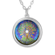 Volledige maan van LIfe Mandala Pendant.