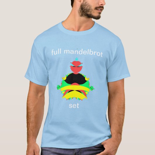 Volledige mandelbrot set pop art T-Shirt (Voorkant)
