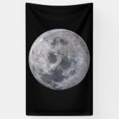 VOLLEDIGE MOON 5’ x 3’ Banner (Verticaal)