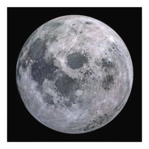 VOLLEDIGE MOON - Aangepaste foto-uitbreiding - Afd Foto Afdruk