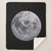 VOLLEDIGE MOON Custom Sherpa Blanket Sherpa Deken (Voorkant)