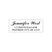 Volledige naam Fancy retouradres Zelfinktende Stempel (Design)