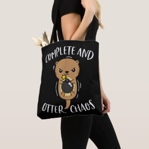 Volledige Otter Chaos Grappige Schattige Zeeotter Draagtas