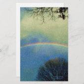 Volledige regenboog in Seurat-stijl Briefpapier (Voorkant / Achterkant)