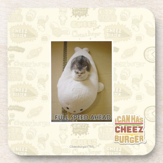 Volledige snelheid vooruit drankjes onderzetter (Voorkant)