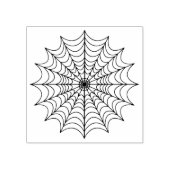 Volledige Spider Web Halloween Outline Rubberstempel (Afrduk)