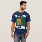 Volledige Stack Developer Programmer Software Codi T-shirt (Voorkant volledig)