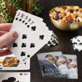 Volledige verticale foto - Script aangepaste tekst Pokerkaarten (Insitu)