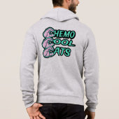 Volledige zip chemo coole katten hoodie (Achterkant)