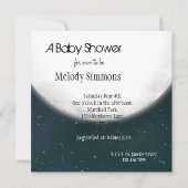 Vollemaan Baby shower Kaart (Achterkant)